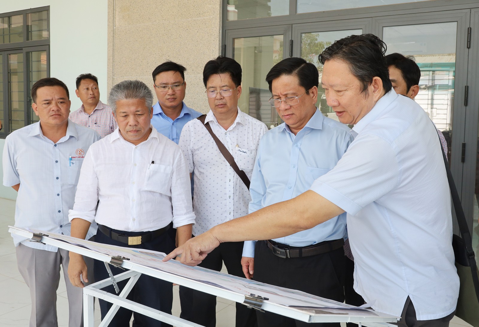 Chủ tịch UBND tỉnh An Giang Hồ Văn Mừng thăm các công trình trọng điểm