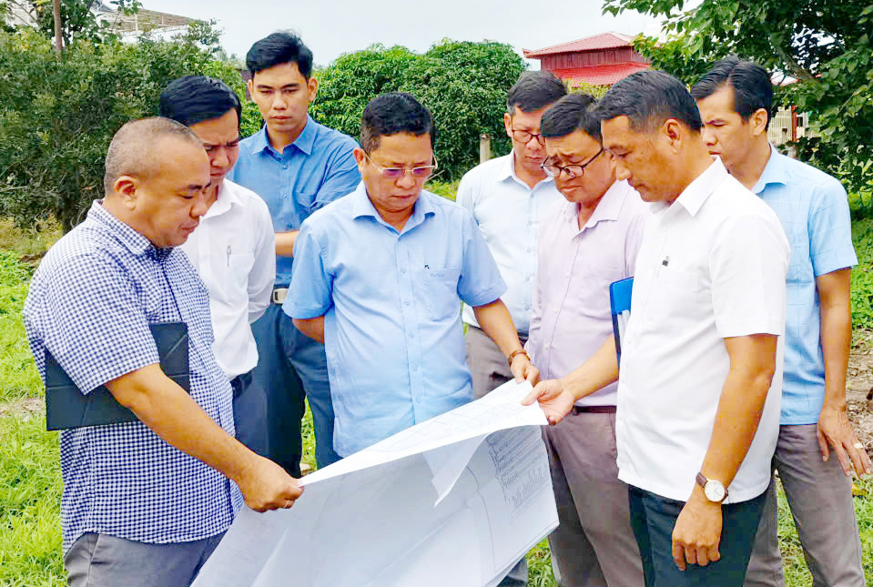 Sở Công Thương khảo sát quy hoạch các cụm công nghiệp tại xã Vĩnh Thạnh Trung