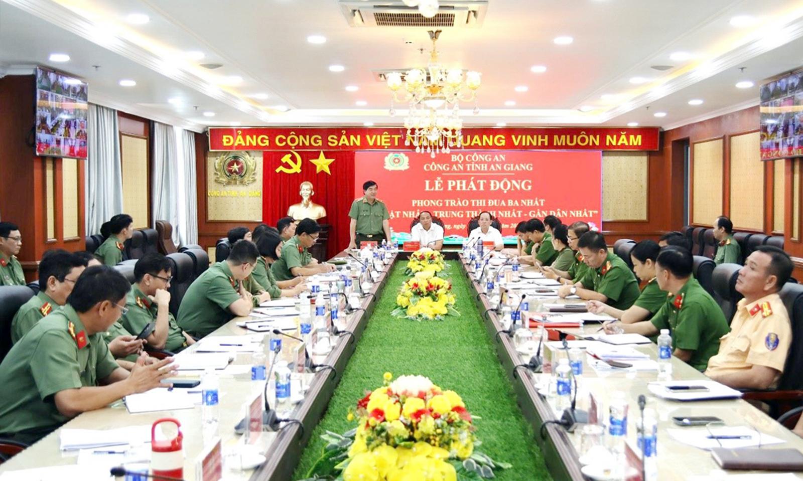 Xây dựng lực lượng Công an tỉnh An Giang “Kỷ luật nhất - Trung thành nhất - Gần dân nhất”