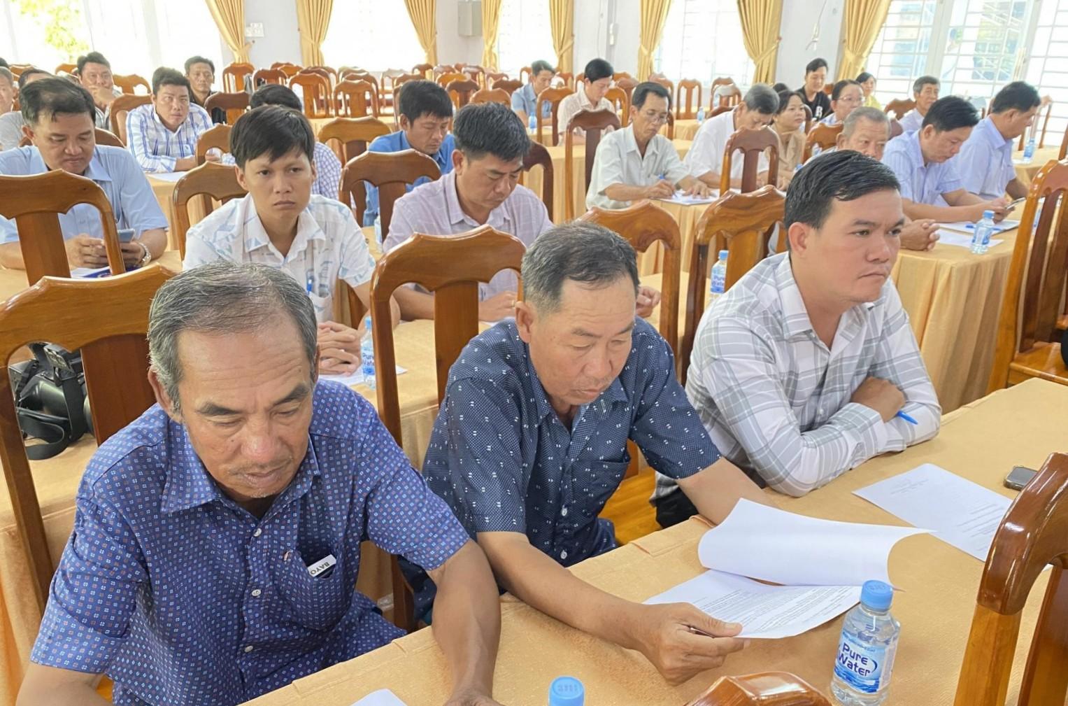 Phường Thới Sơn lấy ý kiến cộng đồng dân cư về quy hoạch chung đô thị Tịnh Biên