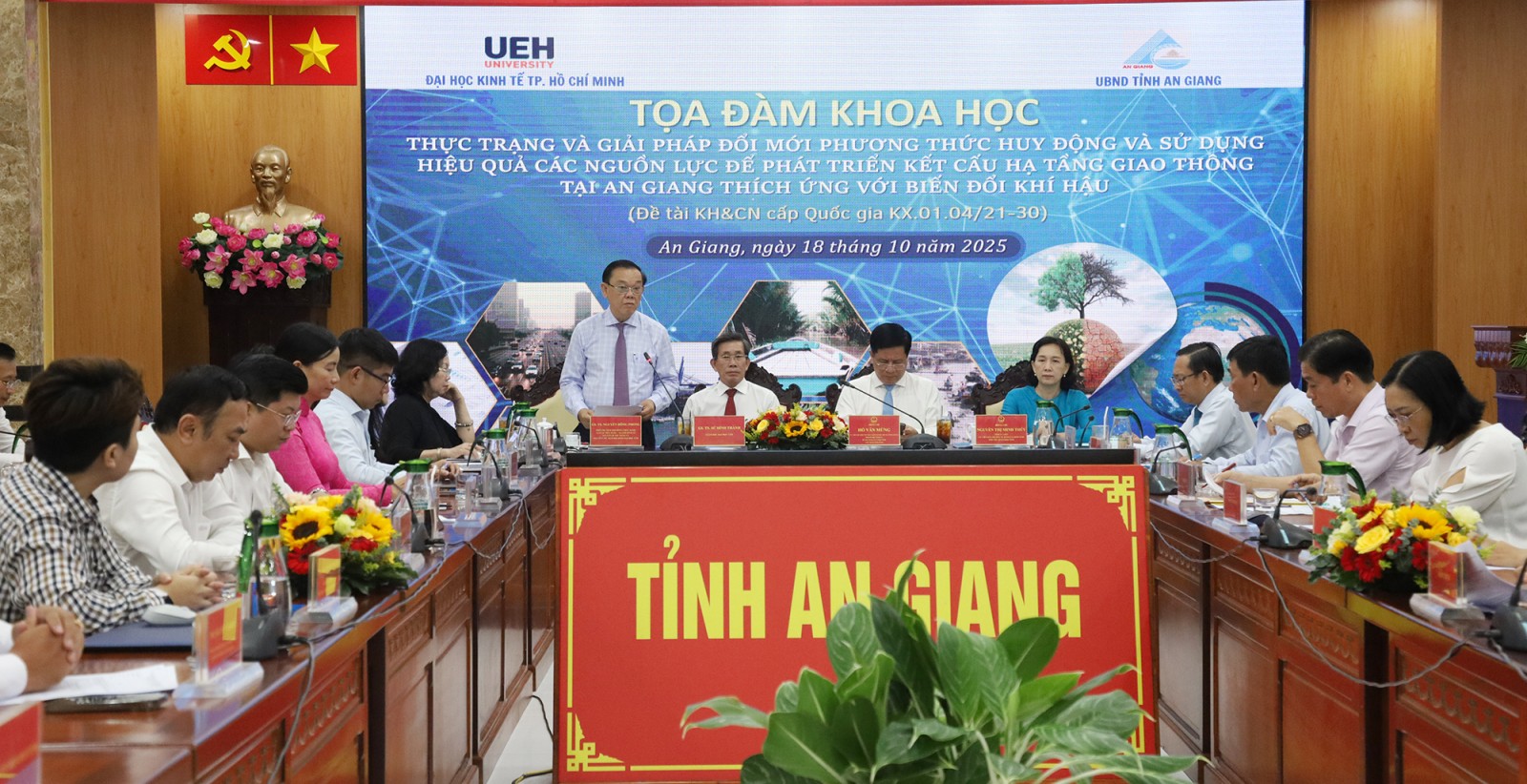 Phát triển kết cấu hạ tầng giao thông tại An Giang thích ứng với biến đổi khí hậu