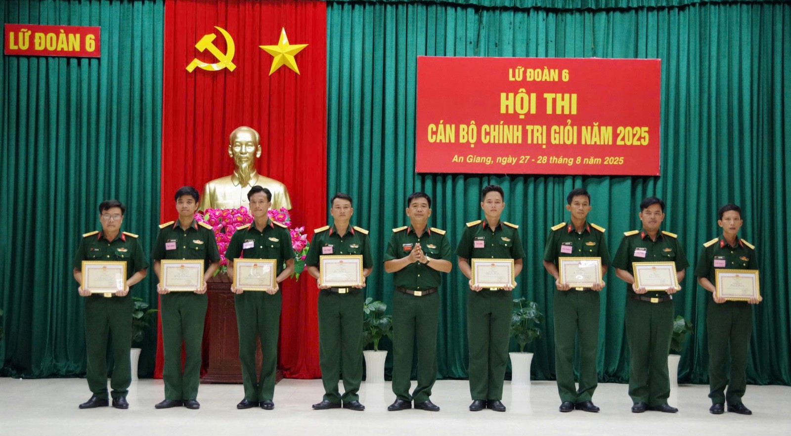 Bế mạc Hội thi cán bộ chính trị giỏi trong Lữ đoàn 6