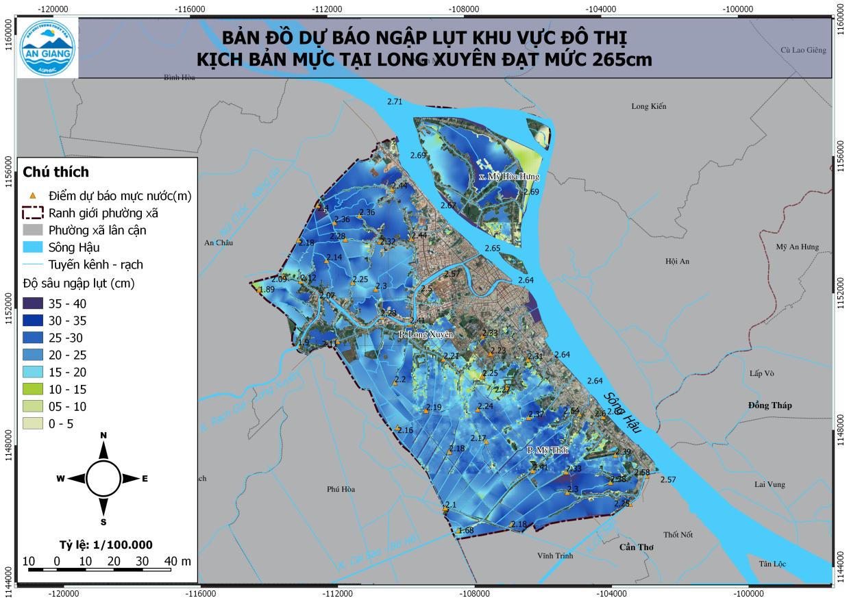 An Giang cảnh báo lũ do ảnh hưởng triều cường rằm tháng 8