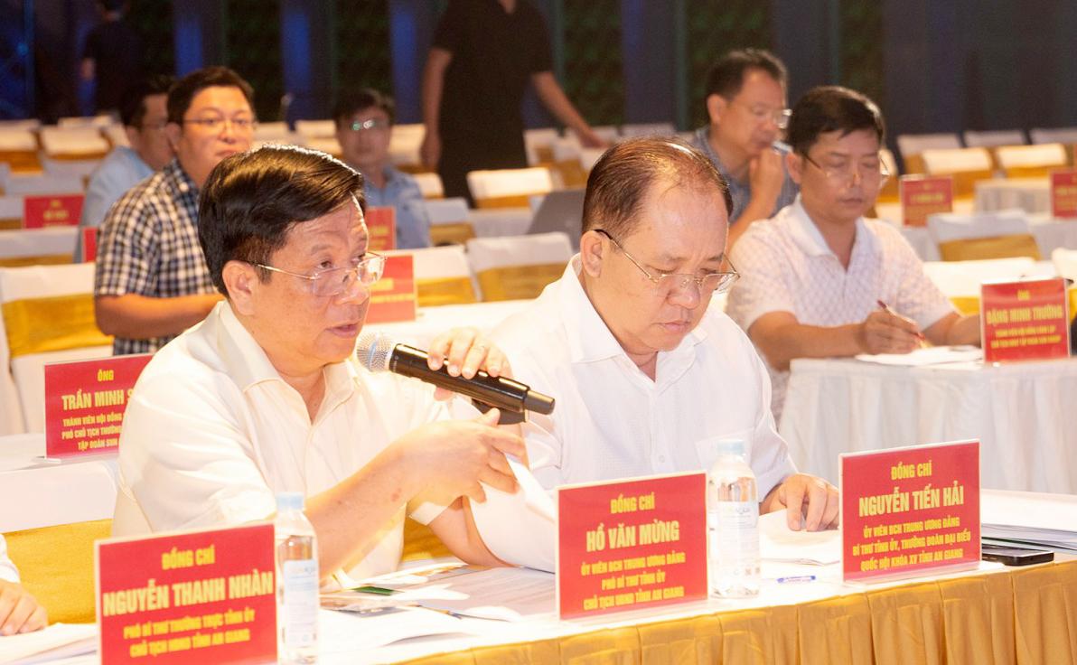 Tổng duyệt chương trình Hội nghị công bố Quy hoạch và Xúc tiến đầu tư tỉnh An Giang