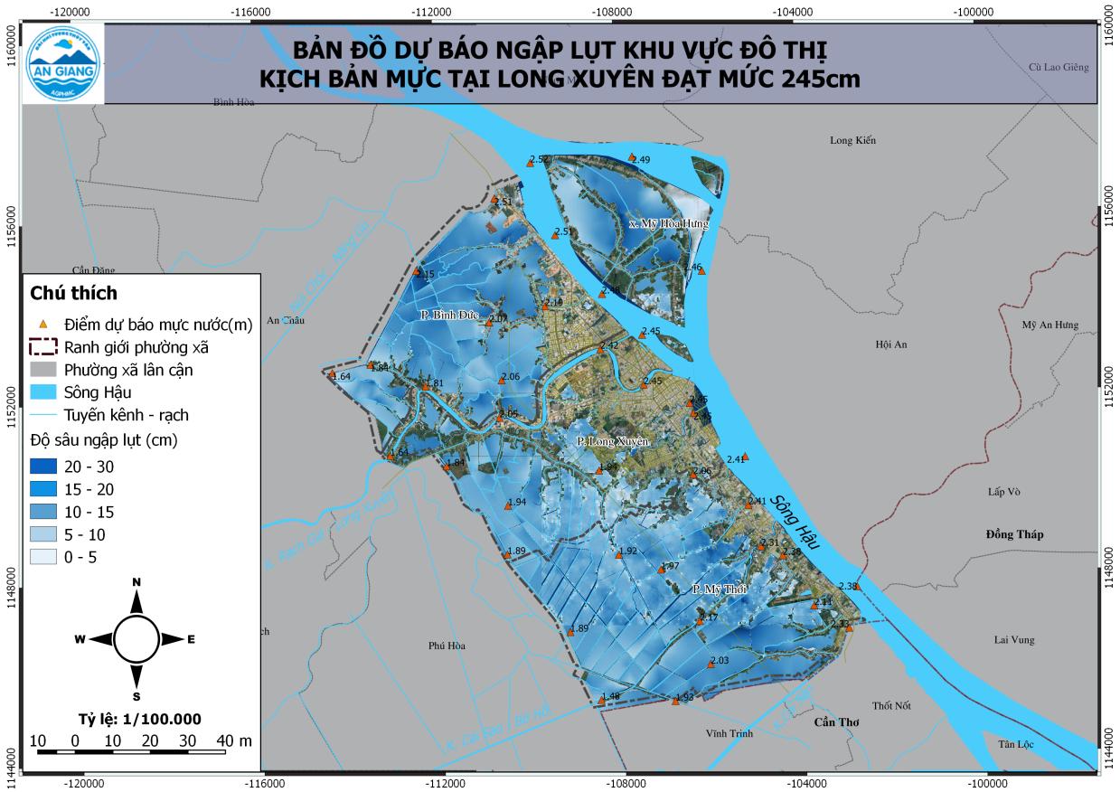 An Giang: Cảnh báo lũ trên các sông