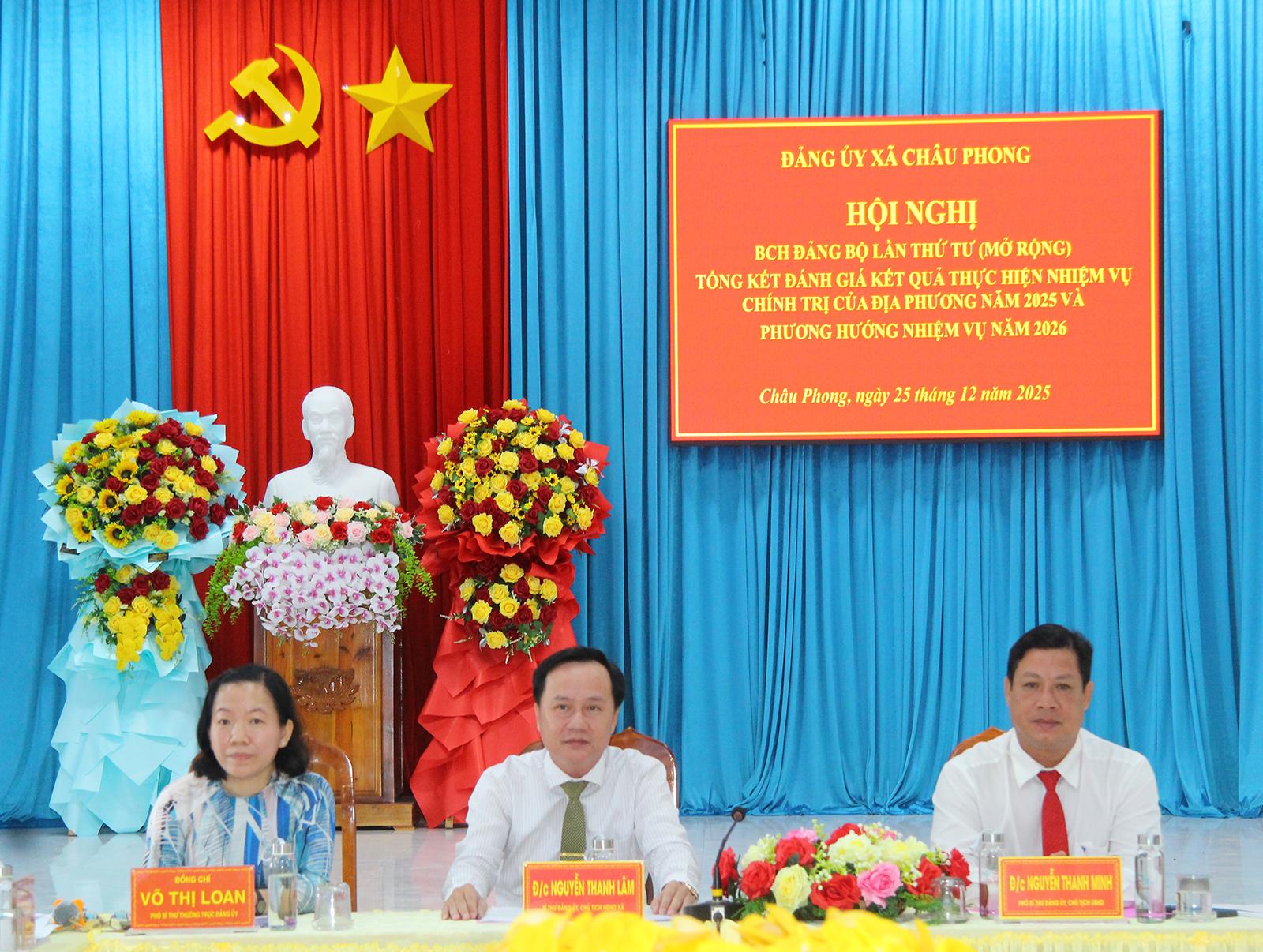 Cấp ủy vững, địa phương phát triển