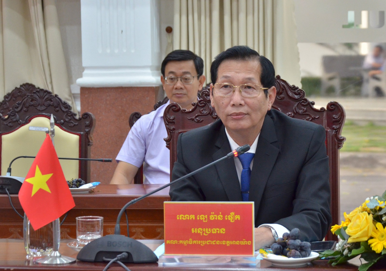 Đoàn đại biểu tỉnh Kandal thăm, chúc tết UBND tỉnh An Giang