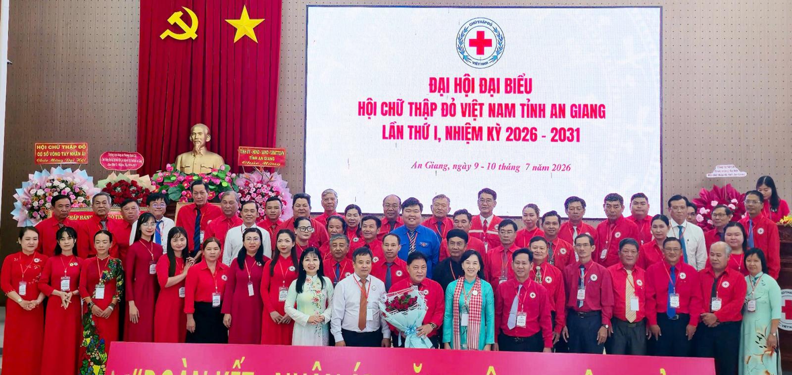 Đại hội đại biểu Hội Chữ thập đỏ tỉnh An Giang lần thứ I, nhiệm kỳ 2026 - 2031 thành công tốt đẹp