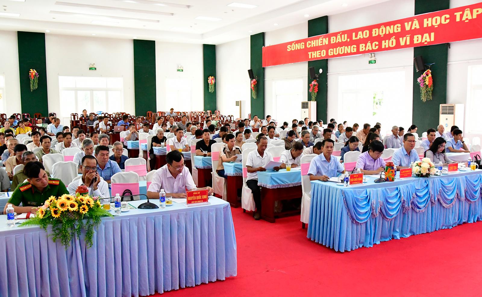 Ứng cử viên đại biểu Quốc hội tiếp xúc cử tri 2 xã An Biên và Tây Yên