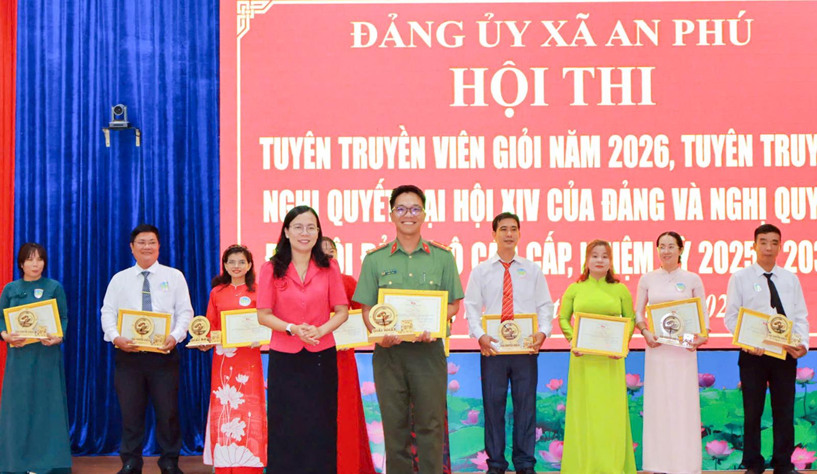 An Phú tổ chức Hội thi Tuyên truyền viên giỏi năm 2026