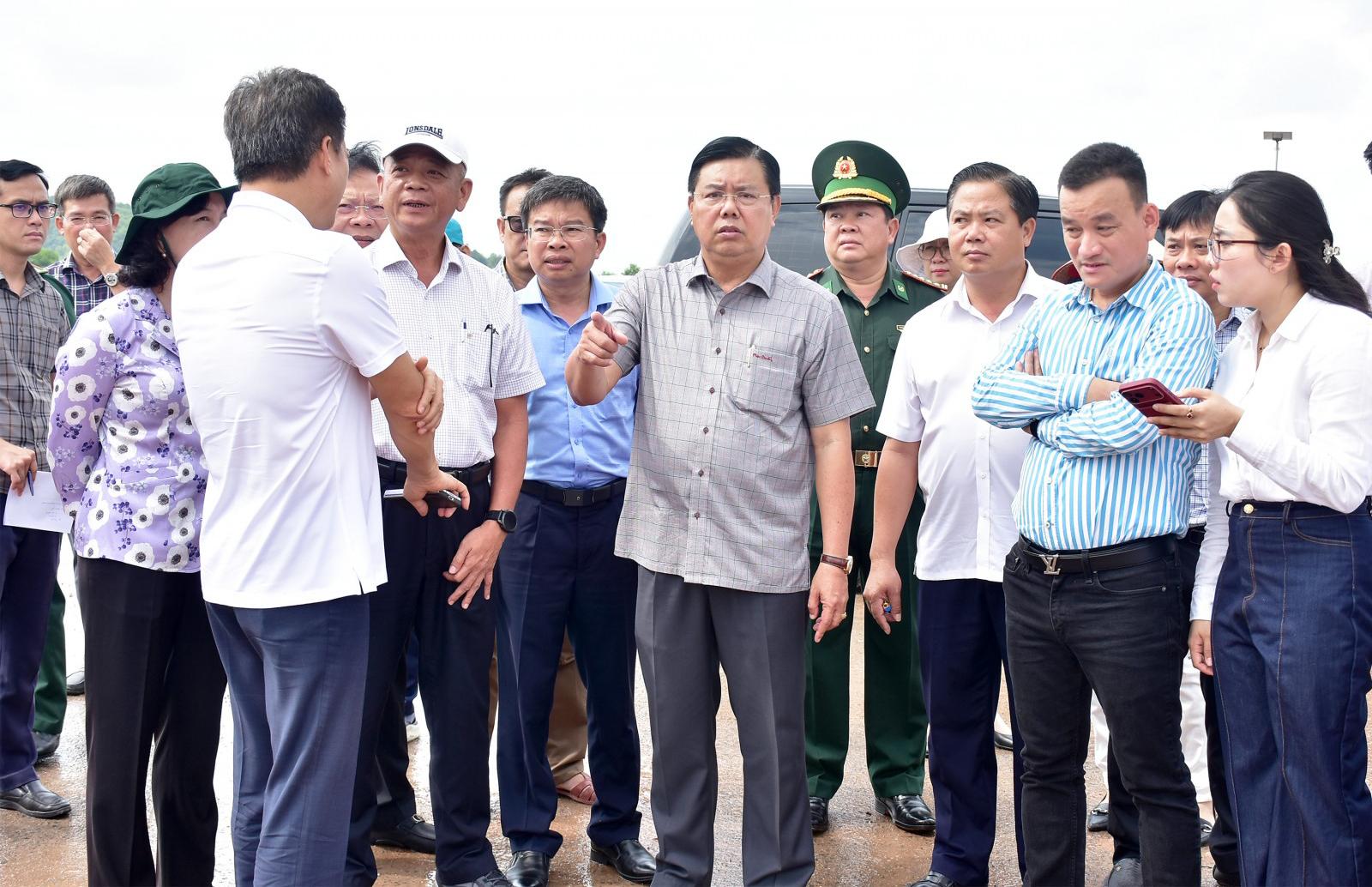 Bí thư Tỉnh ủy An Giang Nguyễn Tiến Hải khảo sát tiến độ thi công các dự án đầu tư phục vụ Hội nghị APEC 2027