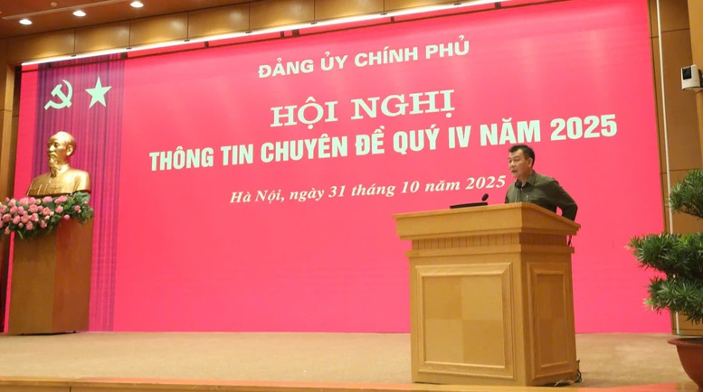 Đảng ủy Chính phủ tổ chức Hội nghị Thông tin chuyên đề quý IV/2025- Ảnh 1. Đảng ủy Chính phủ tổ chức Hội nghị Thông tin chuyên đề quý IV/2025- Ảnh 1.