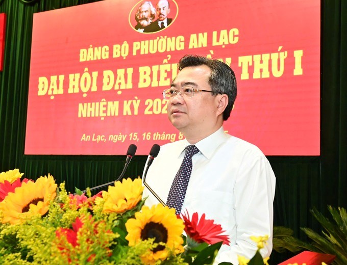 Đồng chí Nguyễn Thanh Nghị phát biểu chỉ đạo. (Ảnh: SGGP)