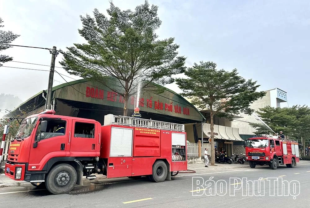 Phường Thanh Miếu ra mắt Trung tâm học tập cộng đồng về phòng cháy, chữa cháy và cứu nạn, cứu hộ