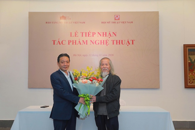 Bảo t&agrave;ng Mỹ thuật Việt Nam tiếp nhận gần 1.000 t&aacute;c phẩm mỹ thuật  - Ảnh 4.