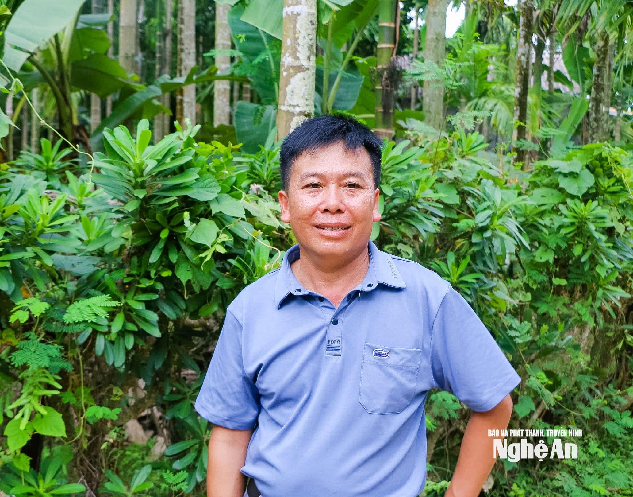 Đồng chí Lữ Văn Quý - Bí thư chi bộ bản Na Cày, xã Tiền Phong. Ảnh: K