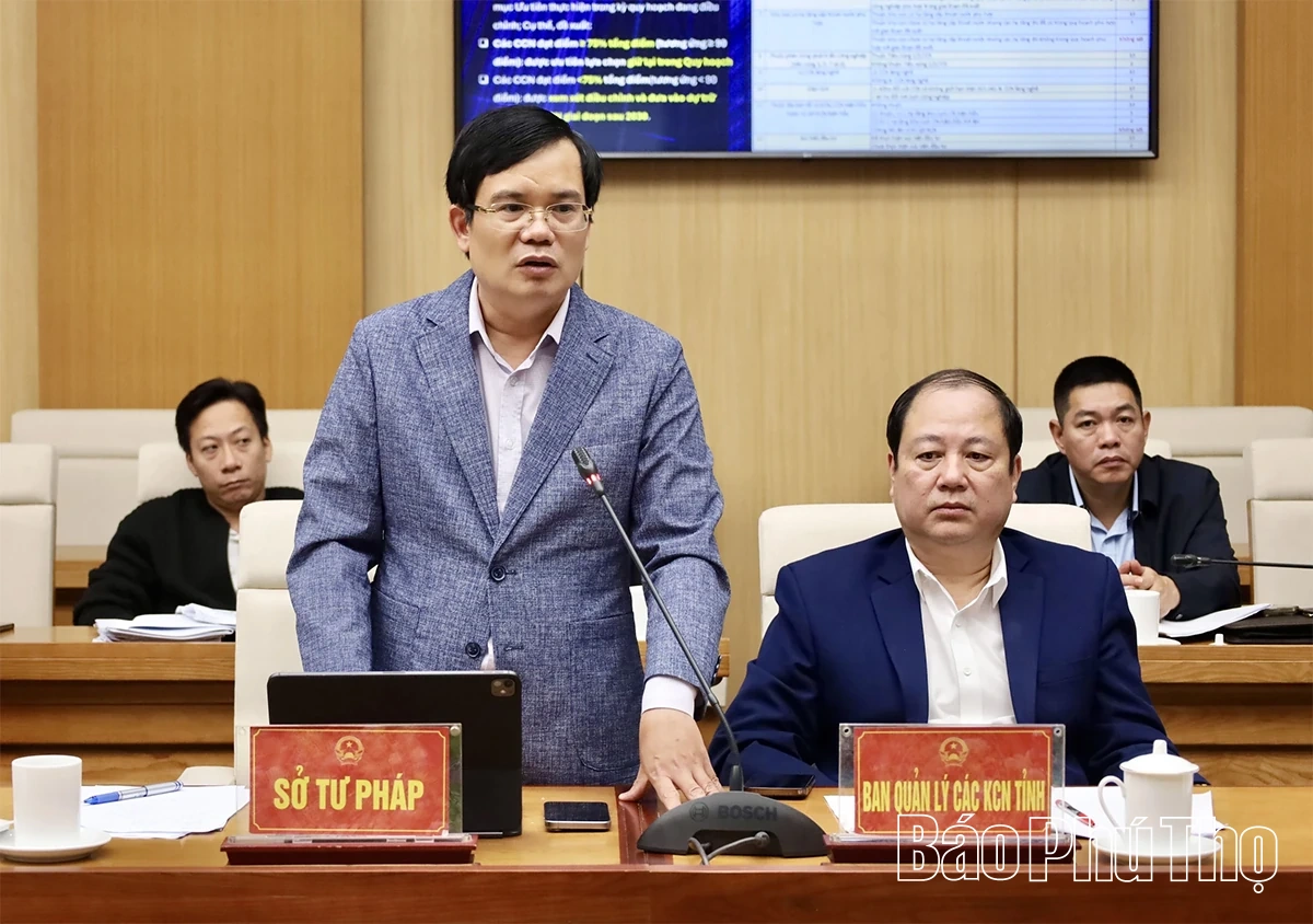 R&agrave; so&aacute;t, điều chỉnh quy hoạch khu, cụm c&ocirc;ng nghiệp gắn với bảo vệ m&ocirc;i trường