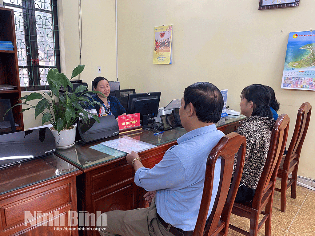 Vụ Bản đẩy mạnh chuyển đổi số trong cải cách thủ tục hành chính