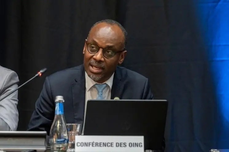 &Ocirc;ng Claude Musavyi - Chủ tịch COING thuộc Tổ chức Quốc tế Ph&aacute;p ngữ (OIF).