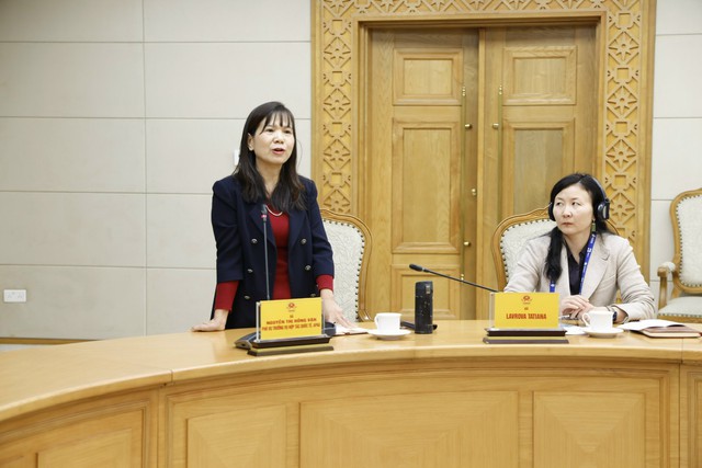 VPCP trao đổi kinh nghiệm với Đoàn công chức cao cấp Liên bang Nga về xây dựng, vận hành Cổng Dịch vụ công quốc gia- Ảnh 2.