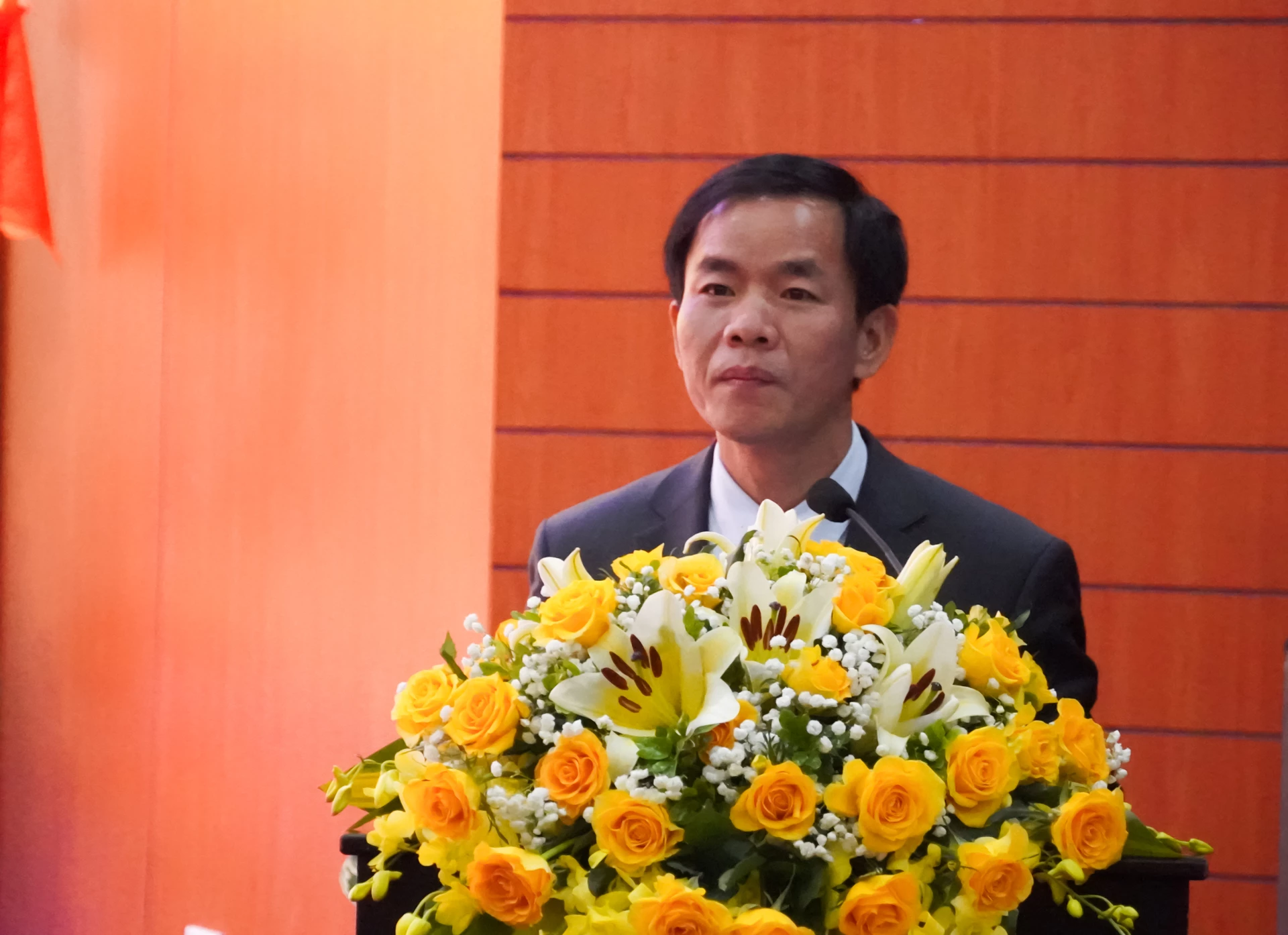 Đồng chí Nguyễn Văn Phương, Bí thư Tỉnh ủy phát biểu chỉ đạo tại hội nghị - Ảnh: N.H