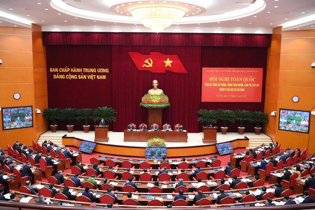 Đảng ủy VPCP dự Hội nghị tổng kết công tác phòng, chống tham nhũng, lãng phí, tiêu cực - Ảnh 2.