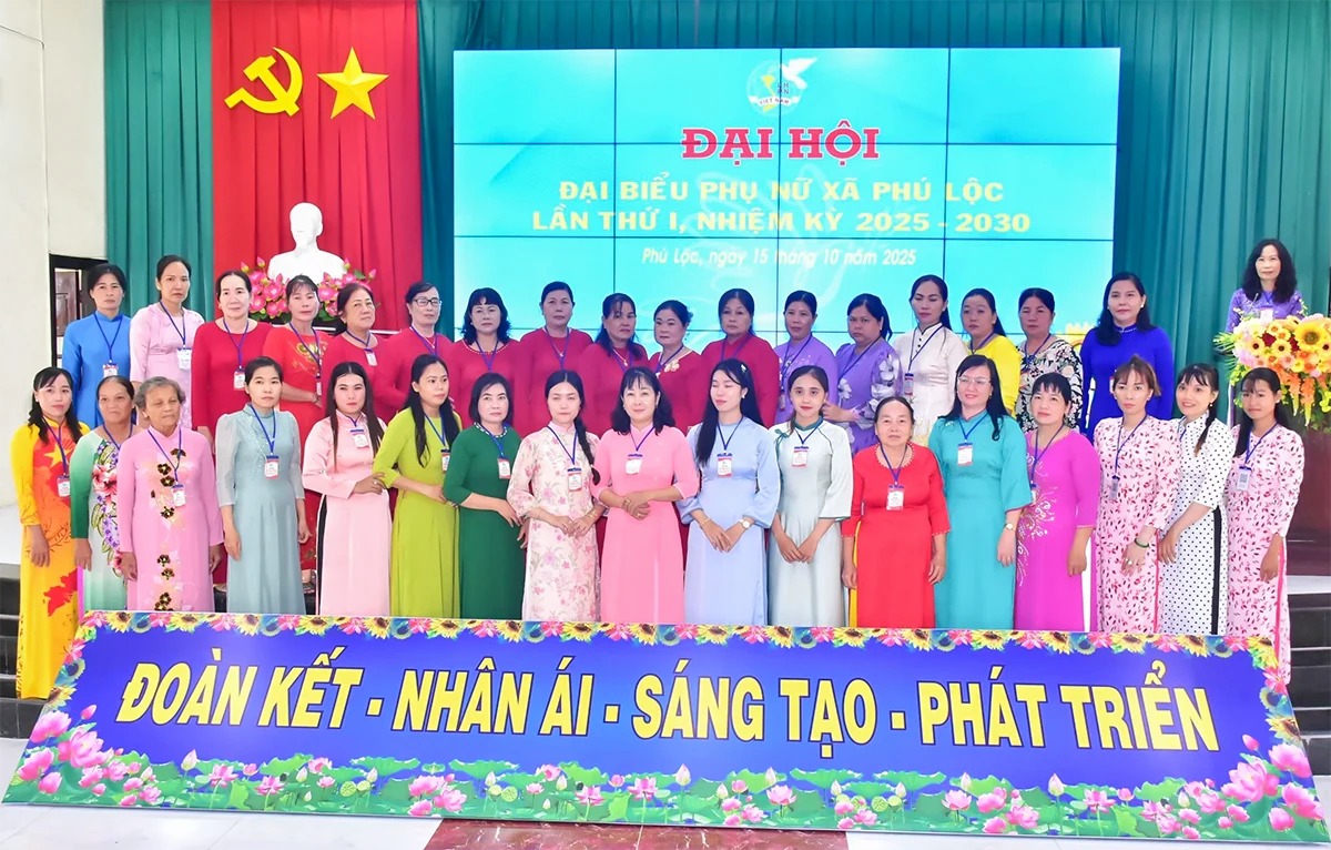 Hội LHPN xã Phú Lộc tổ chức Đại hội đại biểu lần thứ I, nhiệm kỳ 2025-2030