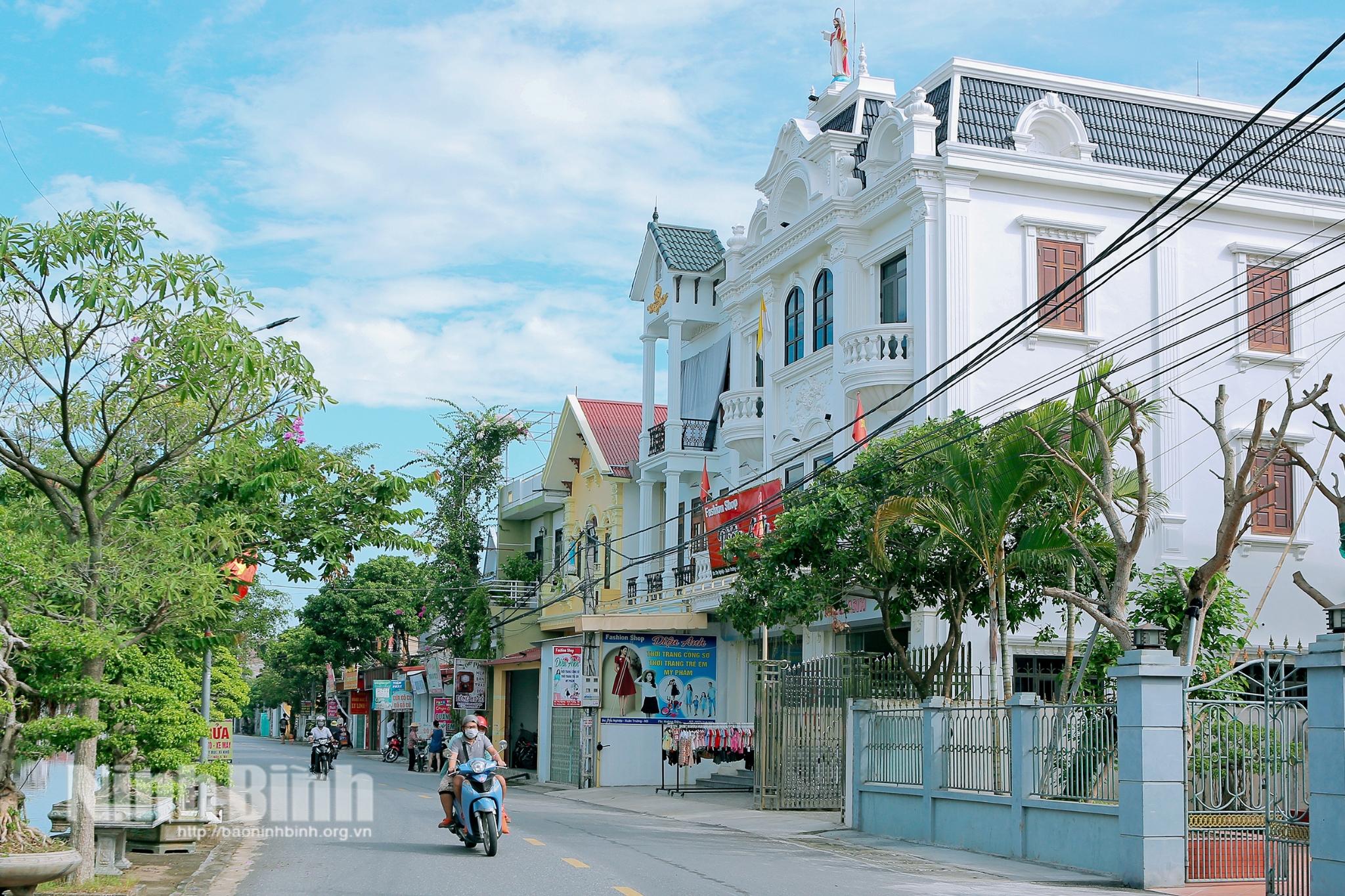 Một góc nông thôn mới xã Xuân Hưng, tỉnh Ninh Bình.