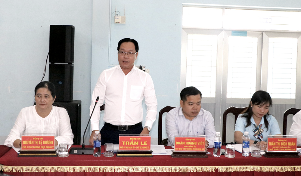 Giám sát việc lãnh đạo, chỉ đạo và tổ chức thực hiện sắp xếp ấp tại xã Đông Hiệp