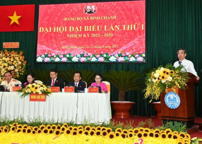 Đồng chí Nguyễn Phước Lộc phát biểu chỉ đạo. (Ảnh: SGGP)