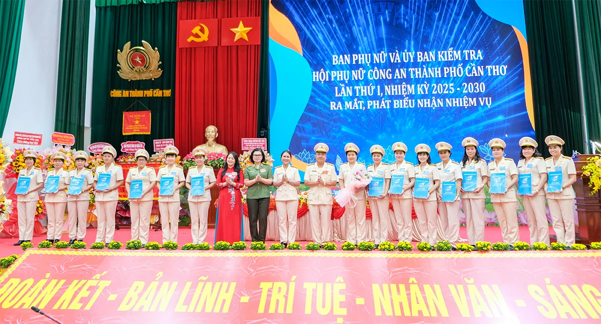 Đại hội đại biểu Phụ nữ Công an TP Cần Thơ nhiệm kỳ 2025-2030