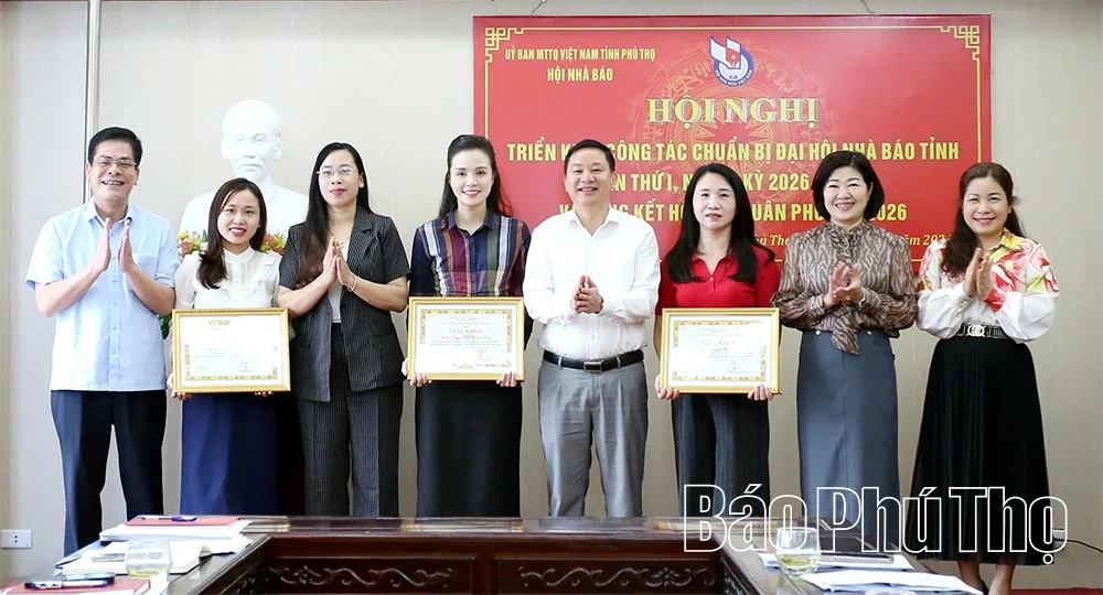Chuẩn bị Đại hội Hội Nhà báo tỉnh Phú Thọ lần thứ I, nhiệm kỳ 2026-2031