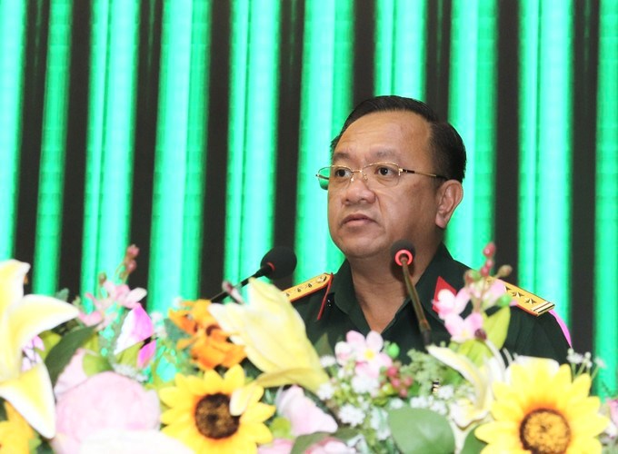 Đại tá Nguyễn Thành Trung phát biểu kết luận