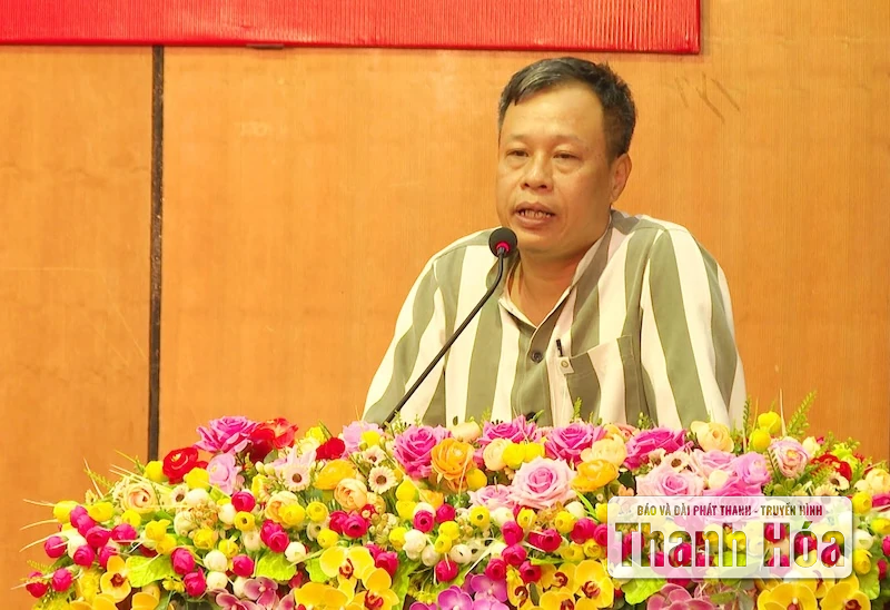 Trại giam Thanh Cẩm công bố Quyết định đặc xá cho 132 trường hợp