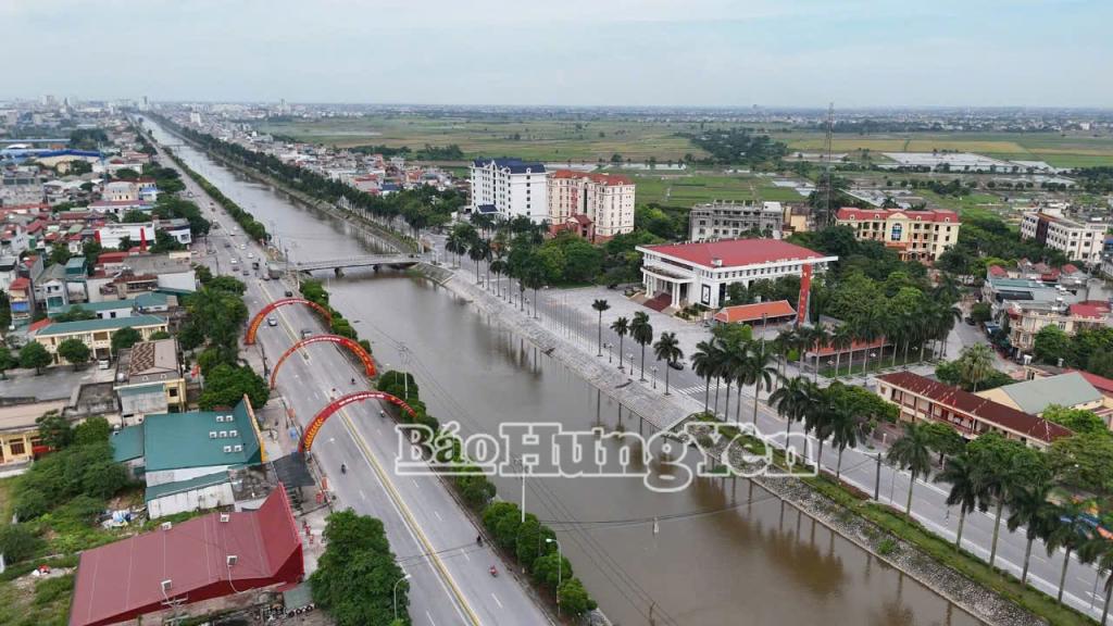 Khu vực trung tâm xã Vũ Thư.