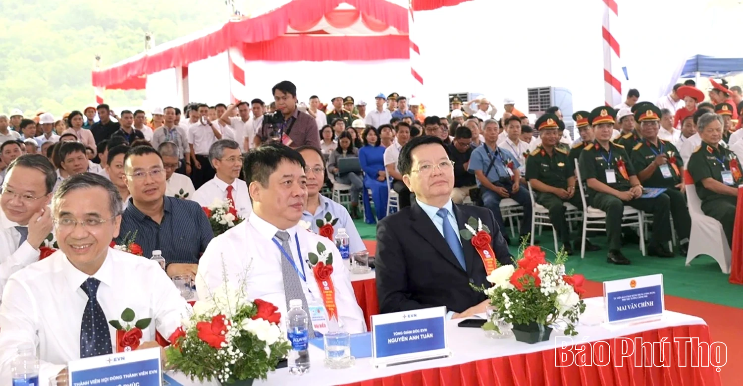 Khánh thành, phát điện tổ máy số 1, Dự án Nhà máy Thủy điện Hòa Bình mở rộng