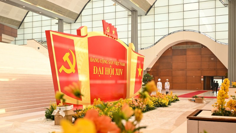 Đại hội Đảng to&agrave;n quốc lần thứ XIV sẽ diễn ra tại Trung t&acirc;m Hội nghị quốc gia ở H&agrave; Nội từ ng&agrave;y 19 đến 25/1/2026. (Ảnh: DUY LINH)