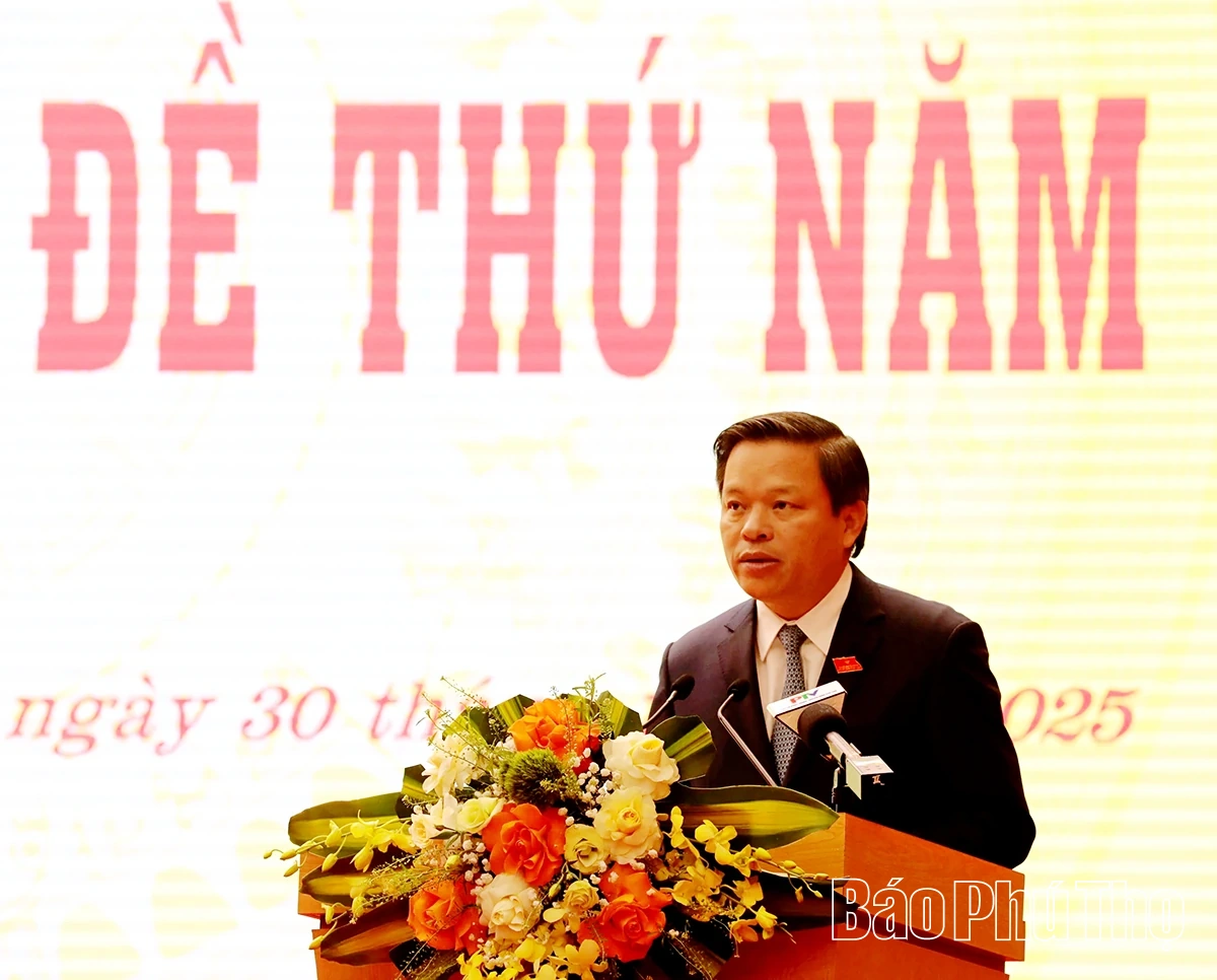 Kỳ họp chuy&ecirc;n đề thứ năm, HĐND tỉnh kh&oacute;a XIX, nhiệm kỳ 2021 - 2026