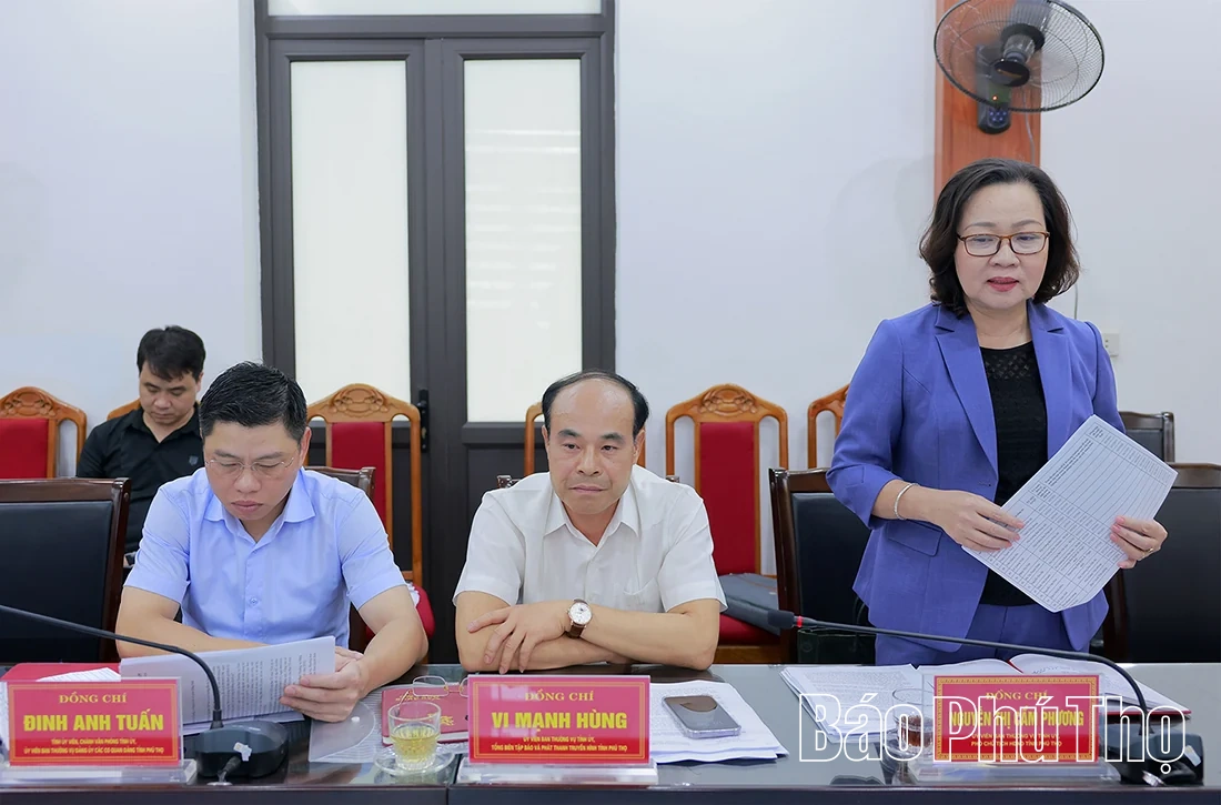 Ban Thường vụ Đảng ủy các cơ quan Đảng tỉnh cho ý kiến một số nội dung quan trọng