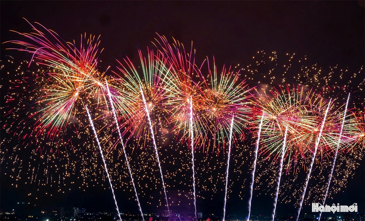 M&atilde;n nh&atilde;n m&agrave;n ph&aacute;o hoa đặc biệt ch&agrave;o mừng th&agrave;nh c&ocirc;ng Đại hội XIV của Đảng