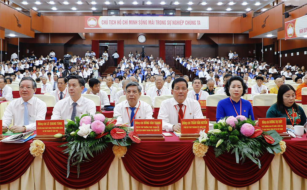 Long trọng khai mạc Đại hội đại biểu MTTQVN TP Cần Thơ lần thứ I, nhiệm kỳ 2025-2030