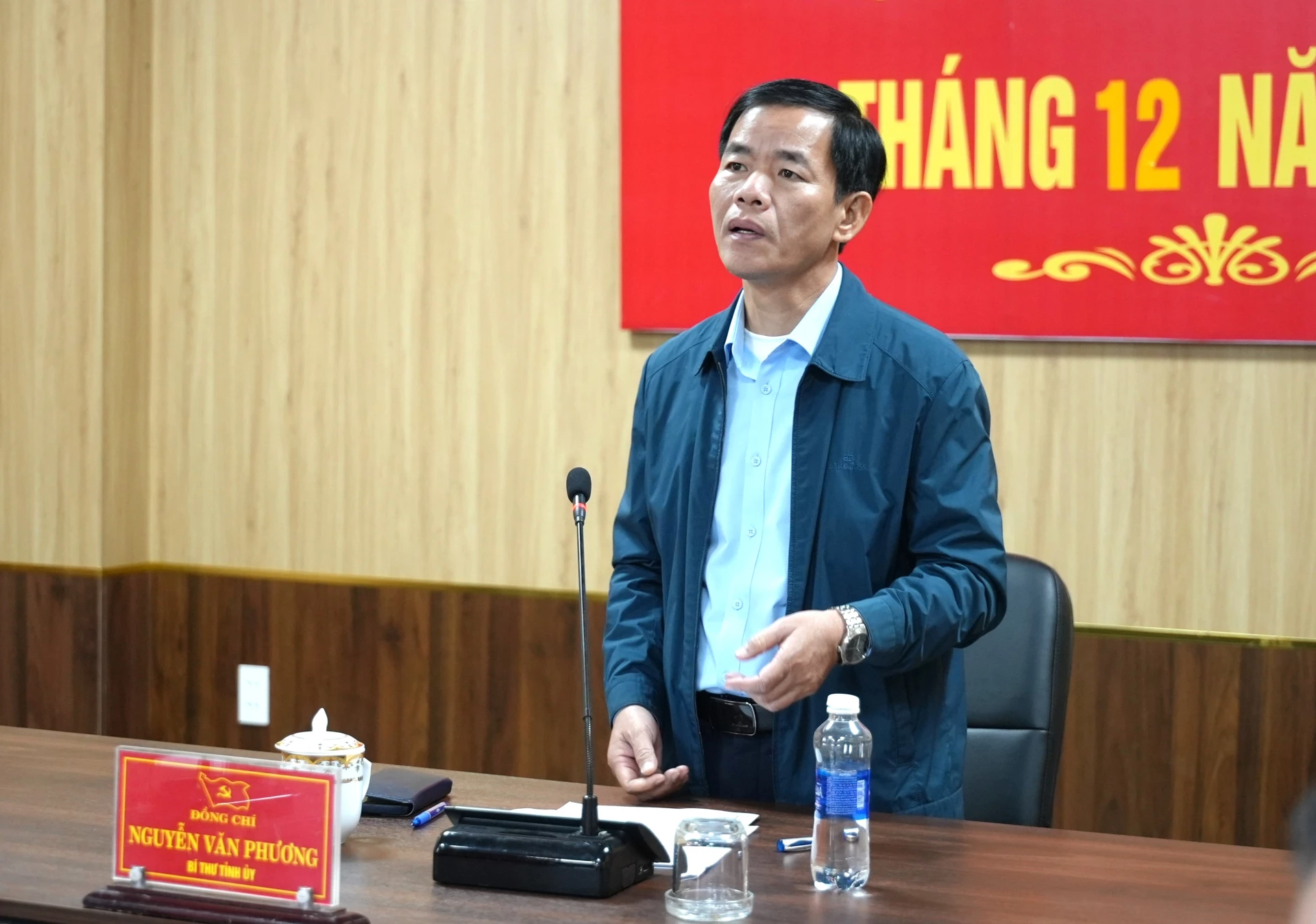 Đồng chí Nguyễn Văn Phương, Bí thư Tỉnh ủy kết luận phiên tiếp công dân - Ảnh: Trung Đức