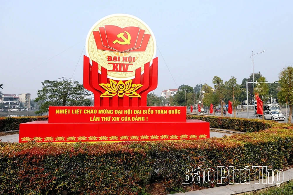 Rực rỡ cờ hoa ch&agrave;o mừng Đại hội đại biểu to&agrave;n quốc lần thứ XIV của Đảng