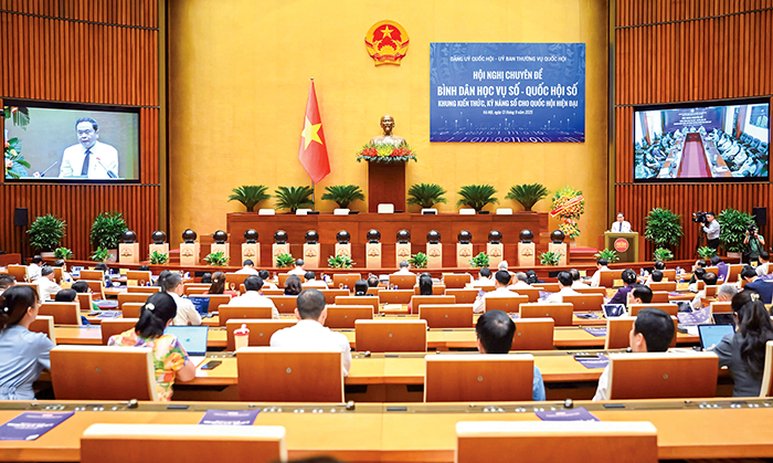 Hội nghị chuyên đề “Bình dân học vụ số - Quốc hội số”
