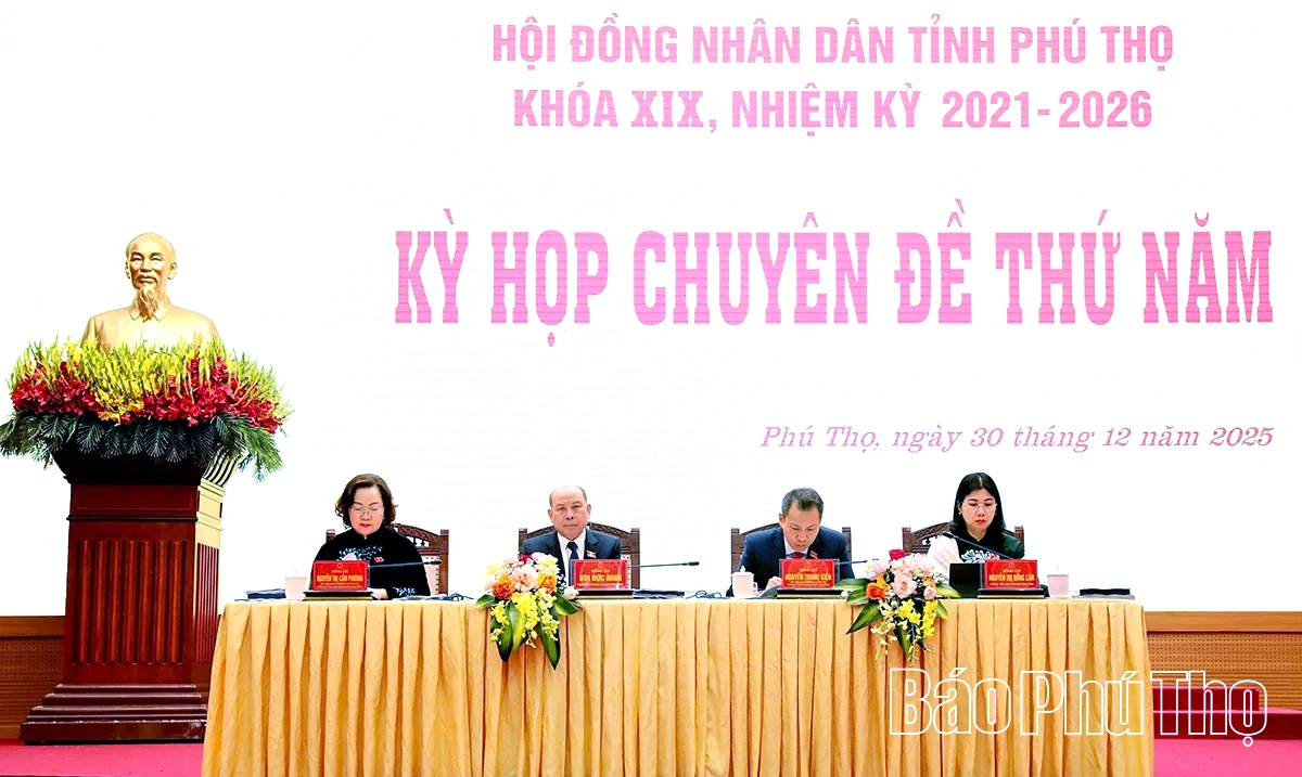 Kỳ họp chuy&ecirc;n đề thứ năm, HĐND tỉnh kh&oacute;a XIX: Th&ocirc;ng qua 16 nghị quyết quan trọng