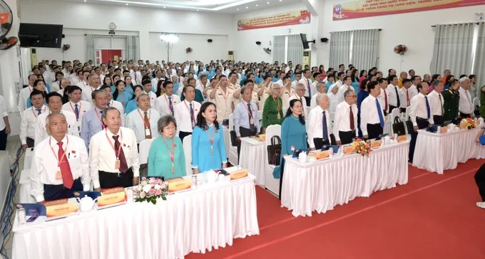 Đại hội đại biểu Đảng bộ phường Xuân Hòa lần thứ I, nhiệm kỳ 2025-2030. (Ảnh: SGGP)