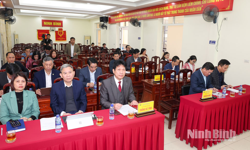 C&aacute;c đại biểu dự họp b&aacute;o.