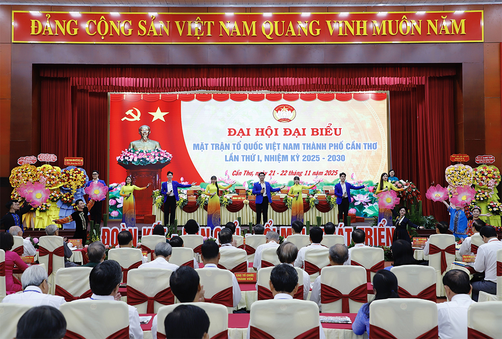 Long trọng khai mạc Đại hội đại biểu MTTQVN TP Cần Thơ lần thứ I, nhiệm kỳ 2025-2030