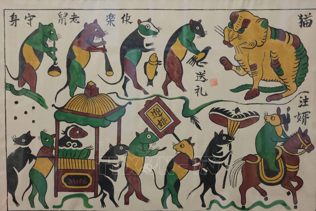 Tranh d&oacute; - sức sống mới từ chất liệu truyền thống - Ảnh 1.