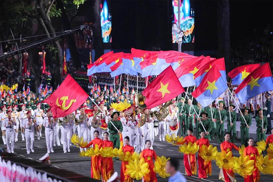 C&aacute;c chương tr&igrave;nh nghệ thuật tại buổi sơ duyệt cấp nh&agrave; nước Lễ kỷ niệm 50 năm Ng&agrave;y Giải ph&oacute;ng miền Nam, thống nhất đất nước (30/4/1975 - 30/4/2025). Ảnh minh họa: SGGP.org.vn